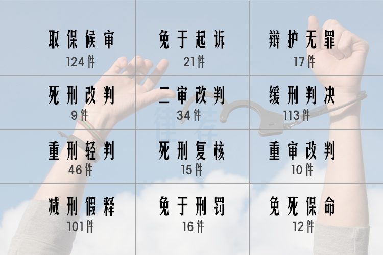 刑案团队办案成绩